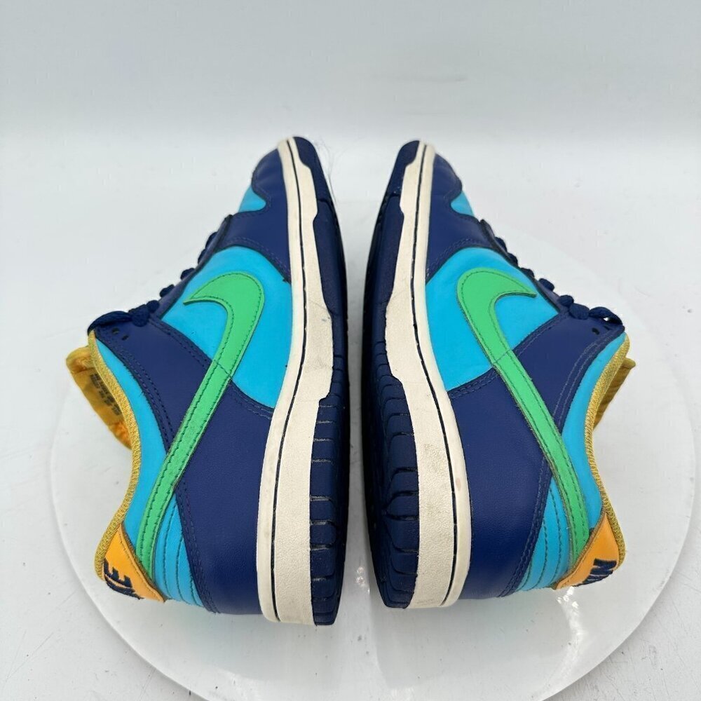 Nike Dunk Low Top All-Star Youth Size 5Y Women 6.5 DV1693-401 Blue Green Shoes - Picture 6 of 11